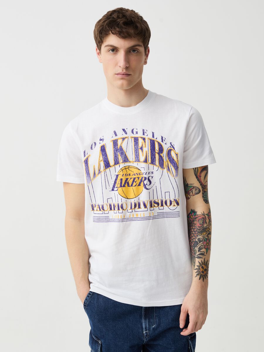 T-shirt con stampa NBA Los Angeles Lakers_0