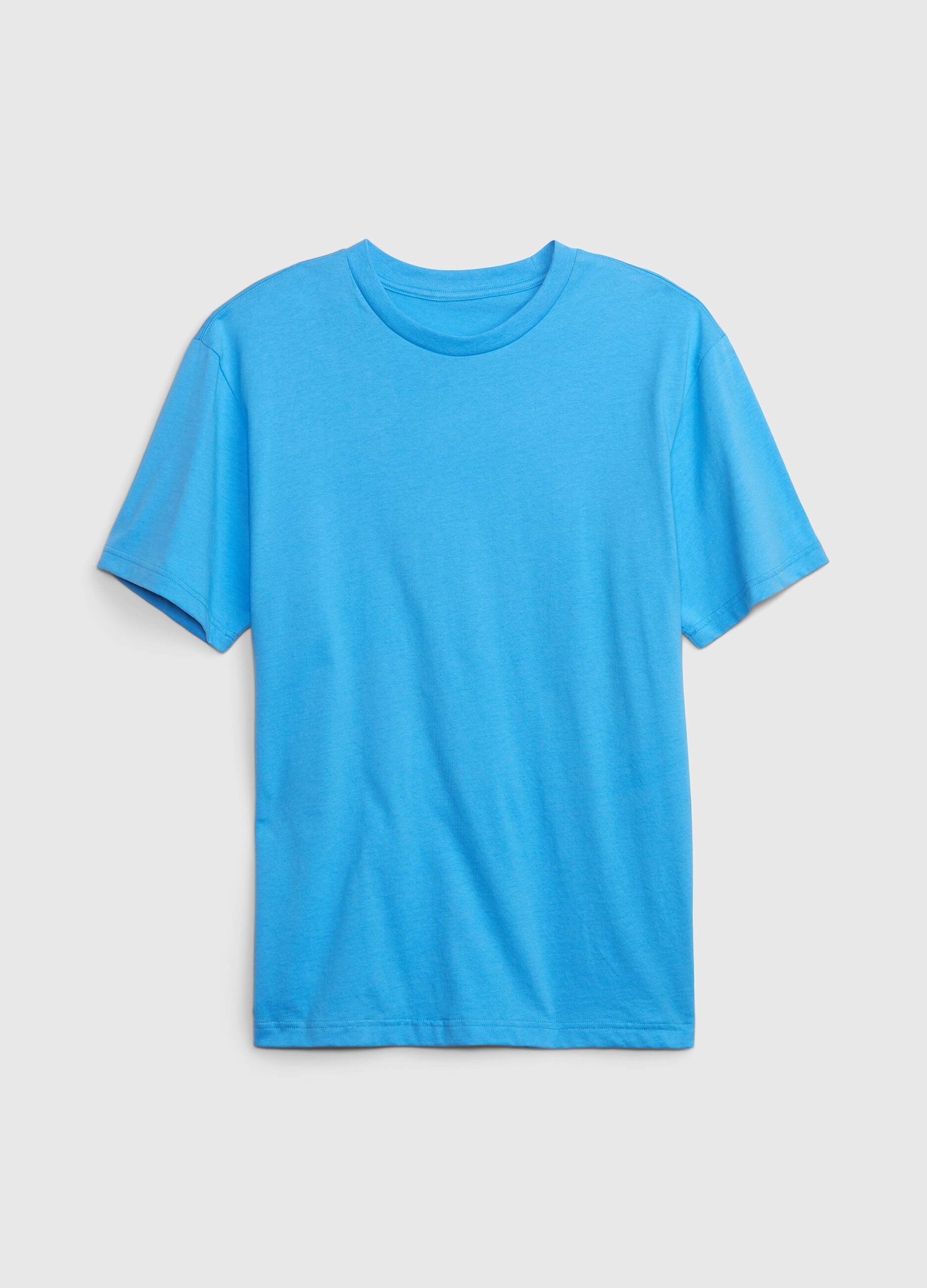 T-shirt girocollo in cotone bio