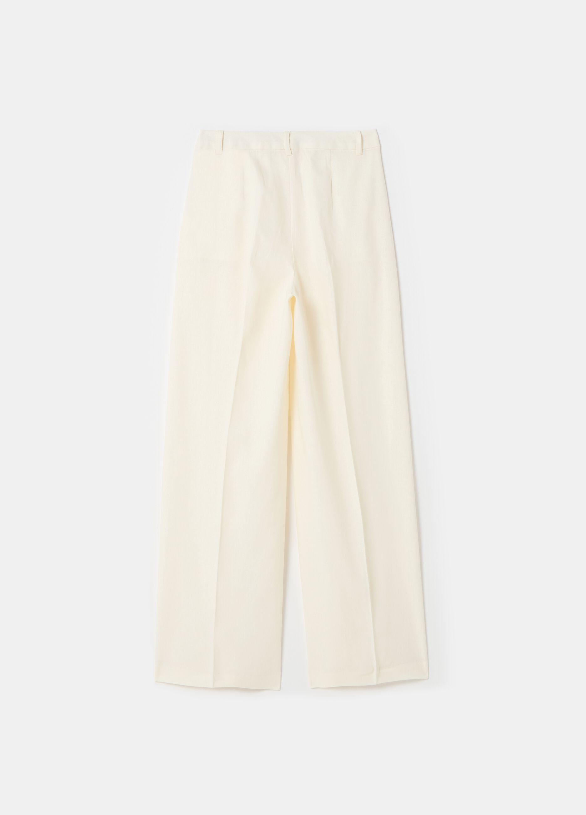 Contemporary wide-leg palazzo trousers