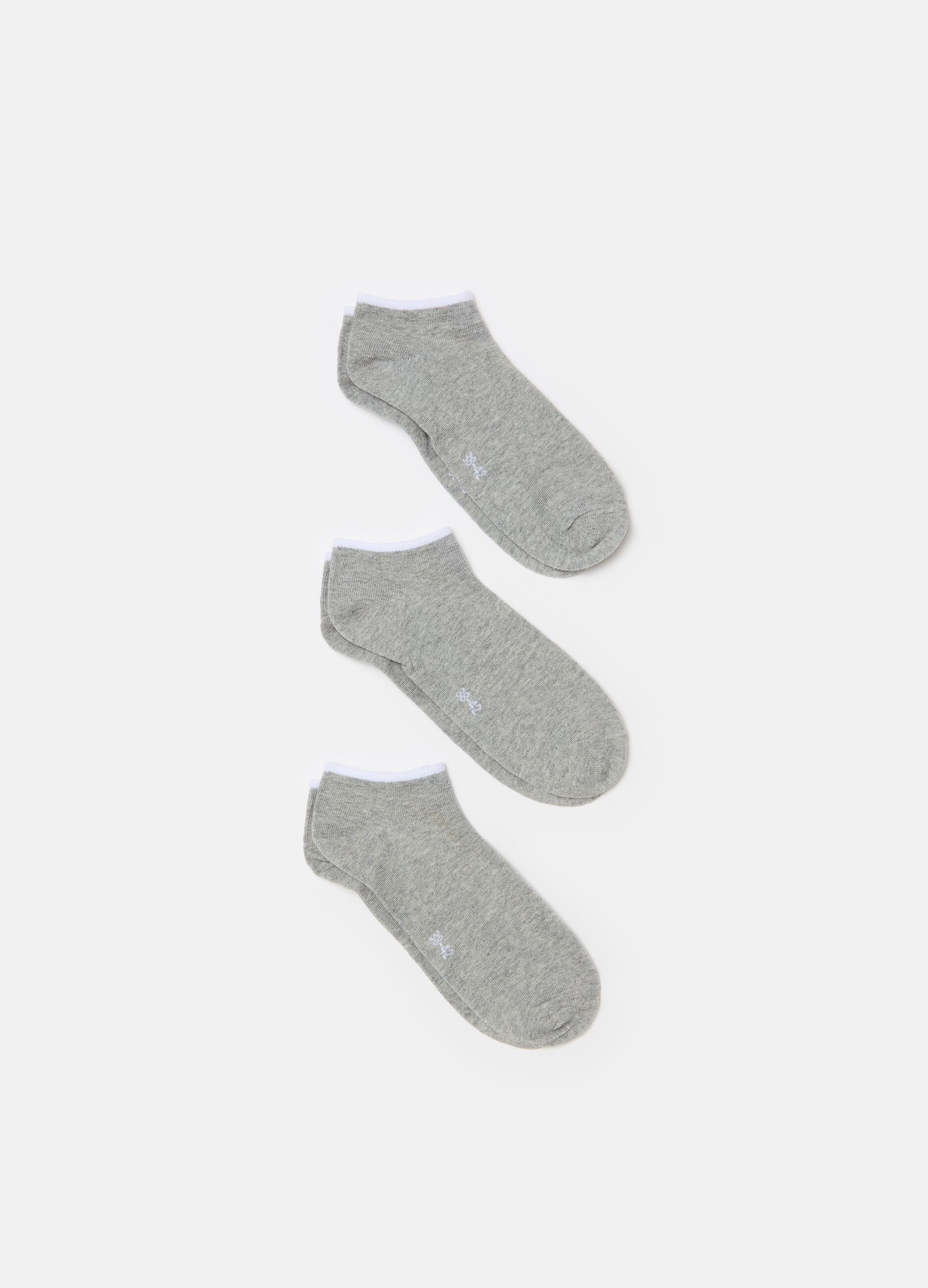 Three-pair pack stretch shoe liners