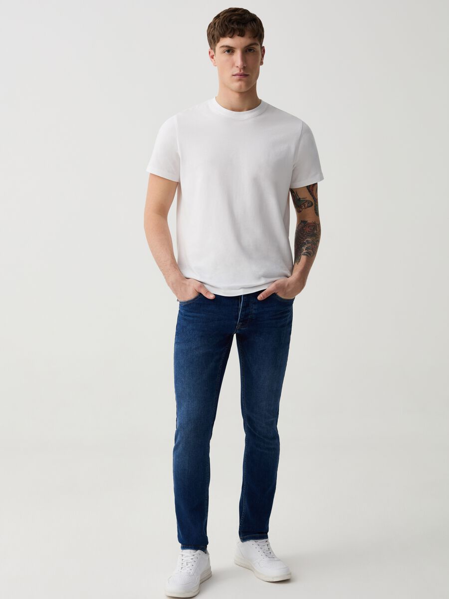 Skinny-fit jeans in Coolmax® fabric_0