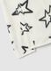 White fitted sweatshirt for girls with stars_3