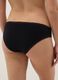 Black stretchy cotton briefs regular fit with lace_2