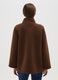 Regular fit brown coat with buttons_2