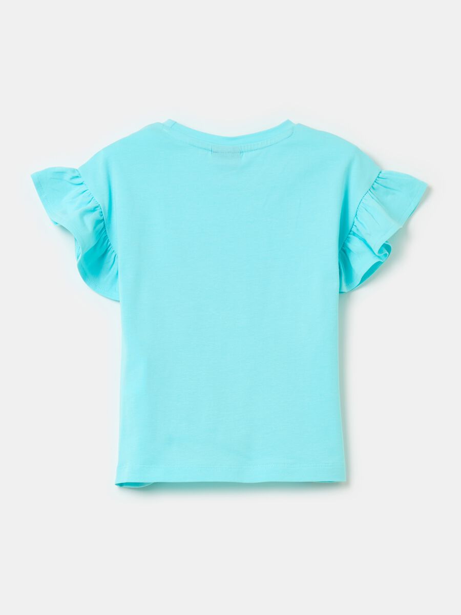 Camiseta con estampado La Sirenita y lentejuelas_1