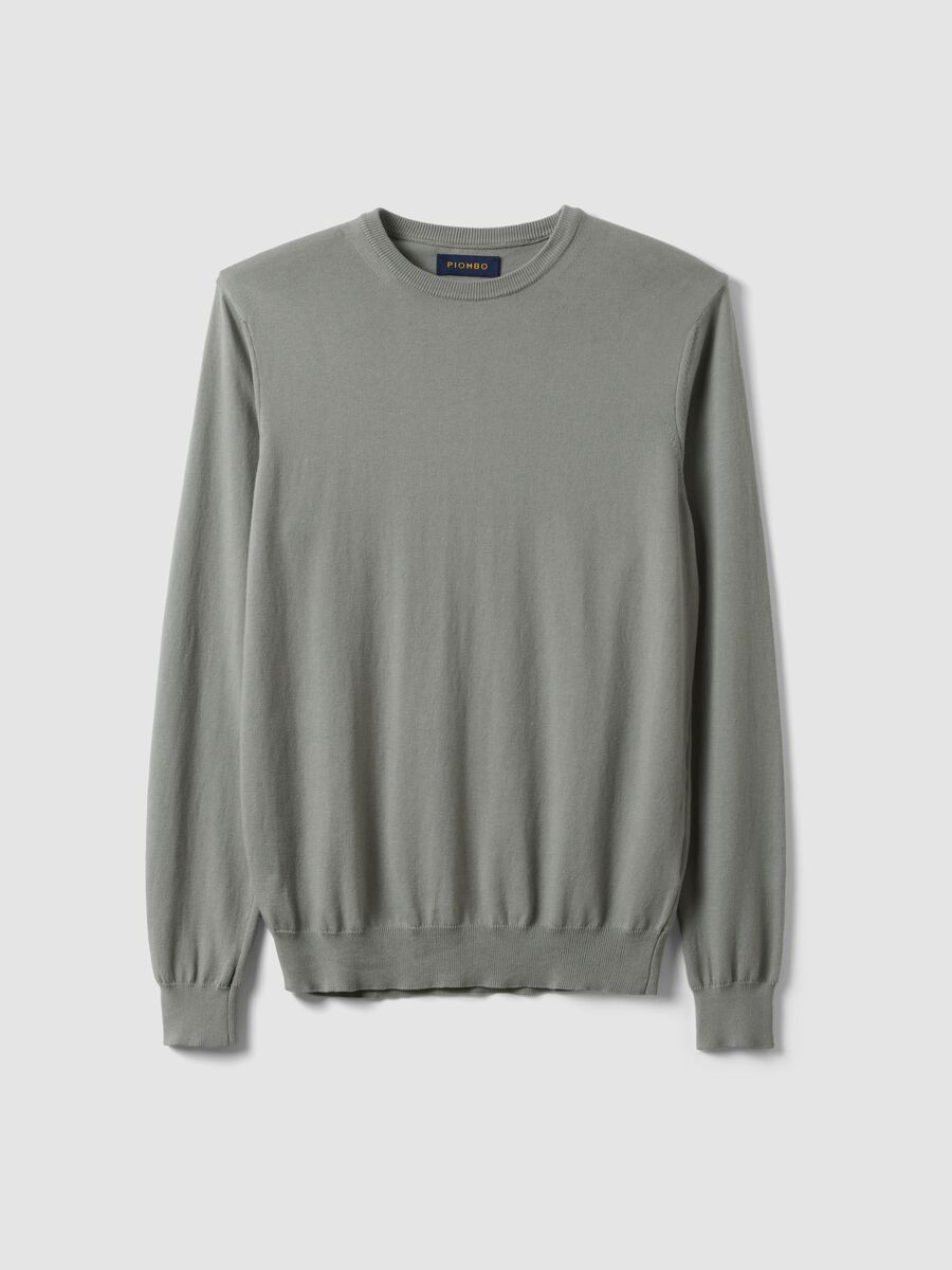Grey pure cotton jumper regular fit_0