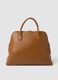 Brown handbag with zip fastening_1