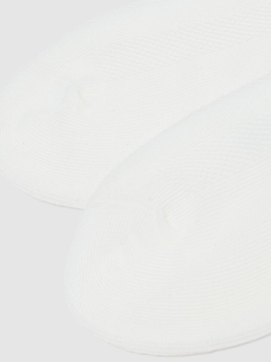 Calcetines cortos blancos para ni&ntilde;a de algod&oacute;n el&aacute;stico con volante_2