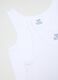 Boys' white undershirts twin pack in pure cotton regular fit_3