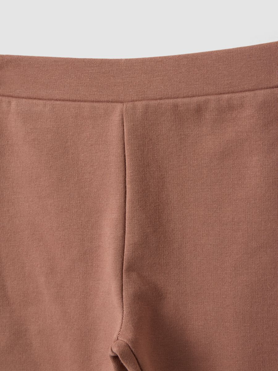 Completo jogging rosa in misto cotone organico con stampa Gli Aristogatti_2