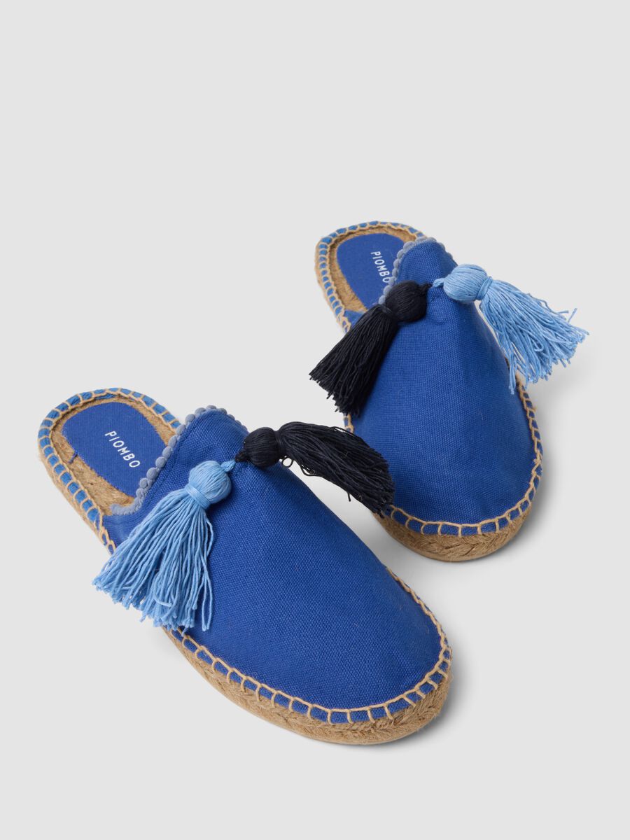 Blue mules with tassels_2