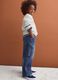 Blue pure cotton relaxed-fit jeans_2