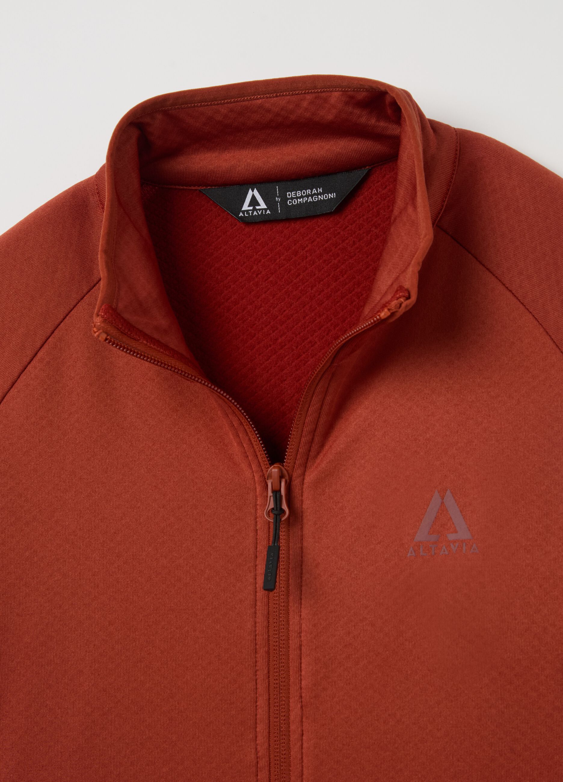 Altavia Sport-Sweatshirt mit durchgehendem Rei&szlig;verschluss