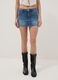 Blue stretch-cotton denim mini skirt_1