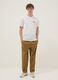 Wei&szlig;es T-Shirt mit Print aus reiner Baumwolle, Regular Fit_1