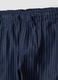 Blue pure cotton striped trousers_5