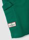 Green shorts in pure cotton_2