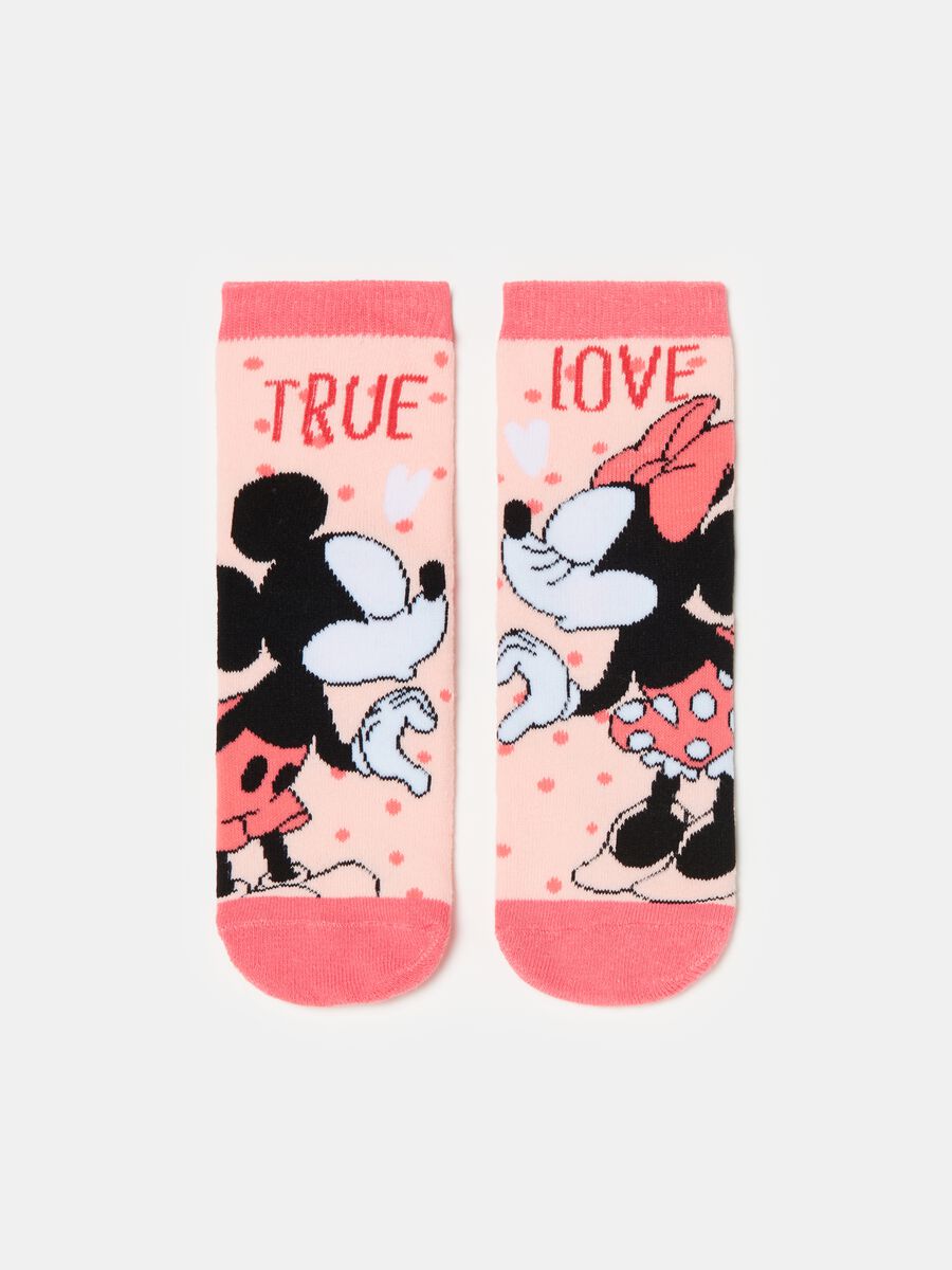 Calcetines antideslizantes con Minnie y Mickey_0