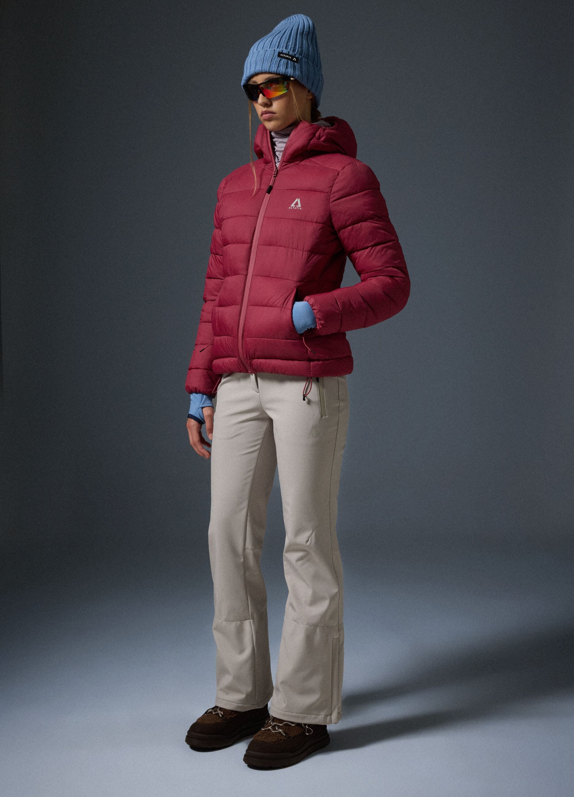 Water-Repellent Softshell Ski Trousers ALTAVIA WITH DEBORAH COMPAGNONI