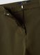 Green slim-fit stretch viscose chino trousers_5