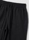 Black wide-leg cotton-blend trousers with lurex_1