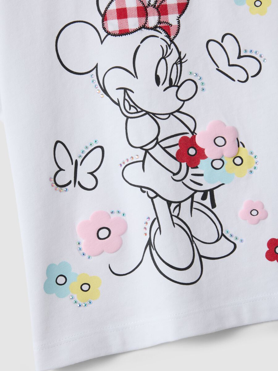 Multi-colour pure cotton regular fit girl's set with Minnie_3