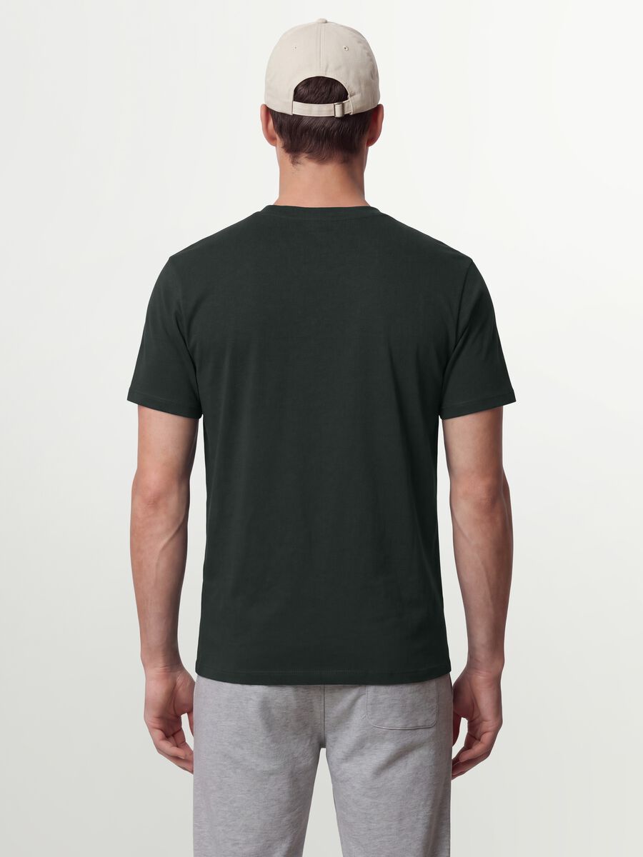 Green organic cotton slim-fit short-sleeve T-shirt_3