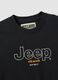 Black pure cotton regular fit t-shirt with print_5
