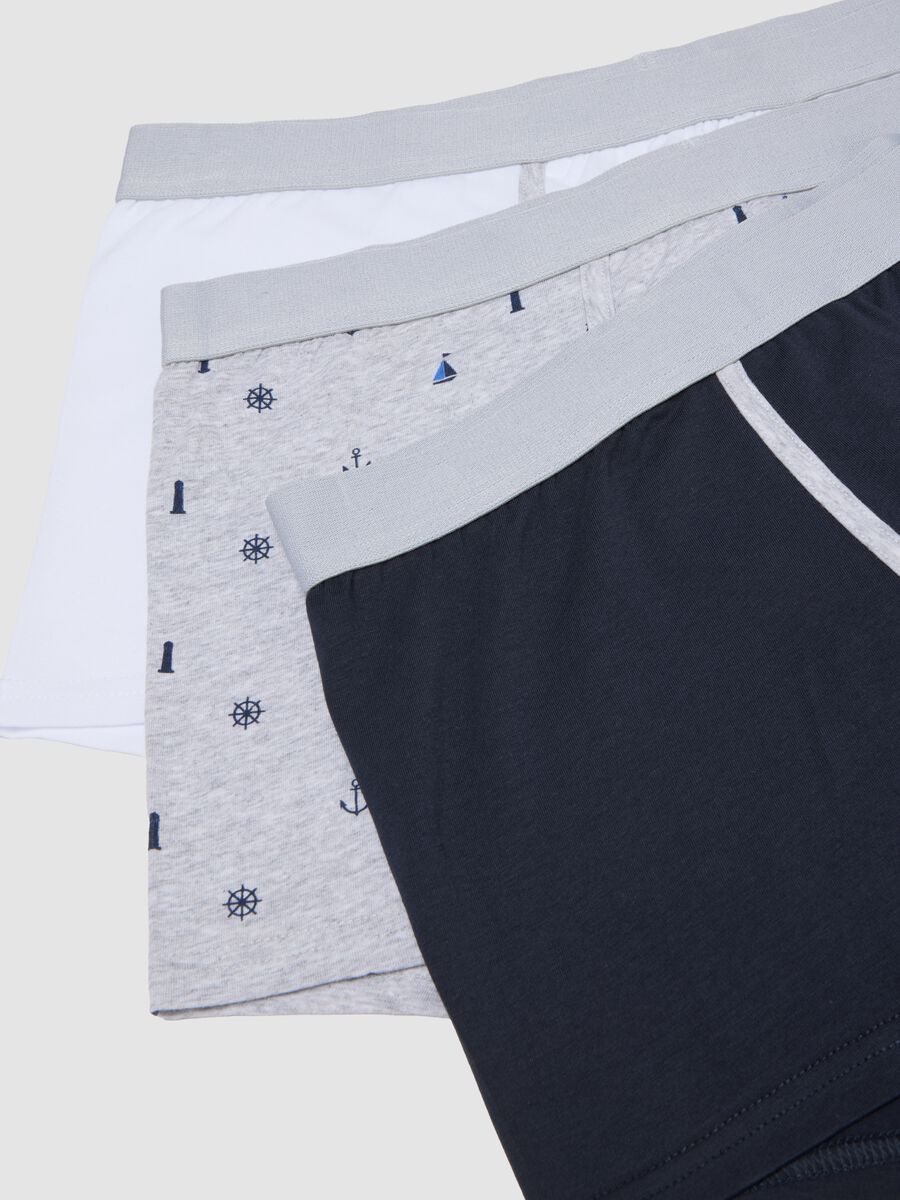 3er-Pack Boxershorts aus elastischer Baumwolle, mehrfarbig, Regular Fit_1