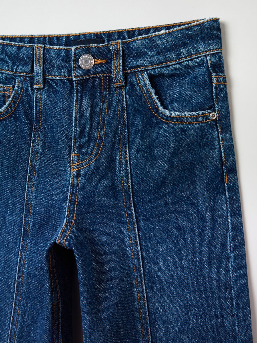 Wide-leg jeans in cotton_5