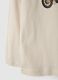 T-shirt beige en coton pur coupe regular avec imprim&eacute;_3