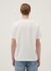 White short sleeve T-shirt regular fit with henley collar_2