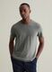 T-shirt with round neck in linen and cotton_0