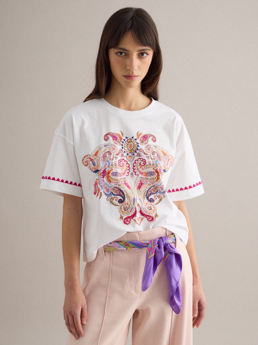 &Lambda;&epsilon;&upsilon;&kappa;ό t-shirt &alpha;&pi;ό &kappa;&alpha;&theta;&alpha;&rho;ό &beta;&alpha;&mu;&beta;ά&kappa;&iota; &kappa;&alpha;&nu;&omicron;&nu;&iota;&kappa;ή &epsilon;&phi;&alpha;&rho;&mu;&omicron;&gamma;ή &mu;&epsilon; &kappa;έ&nu;&tau;&eta;&mu;&alpha;_0