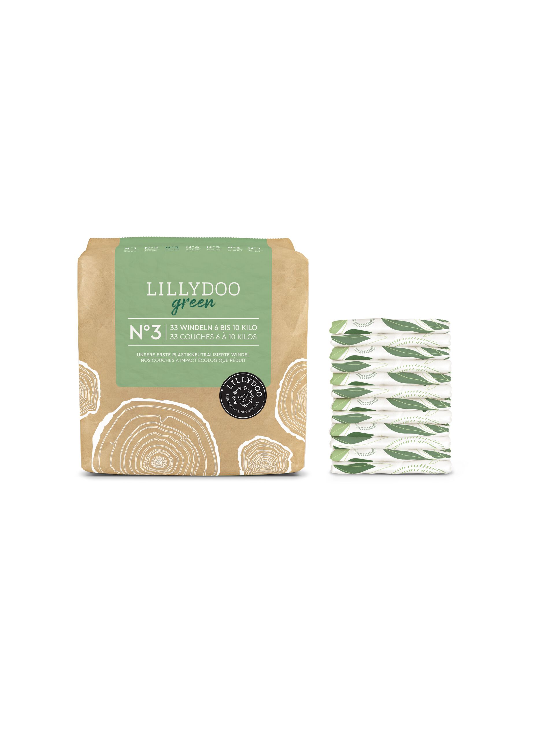 Pañales ecosostenibles N° 3 (6-10 kg) Lillydoo