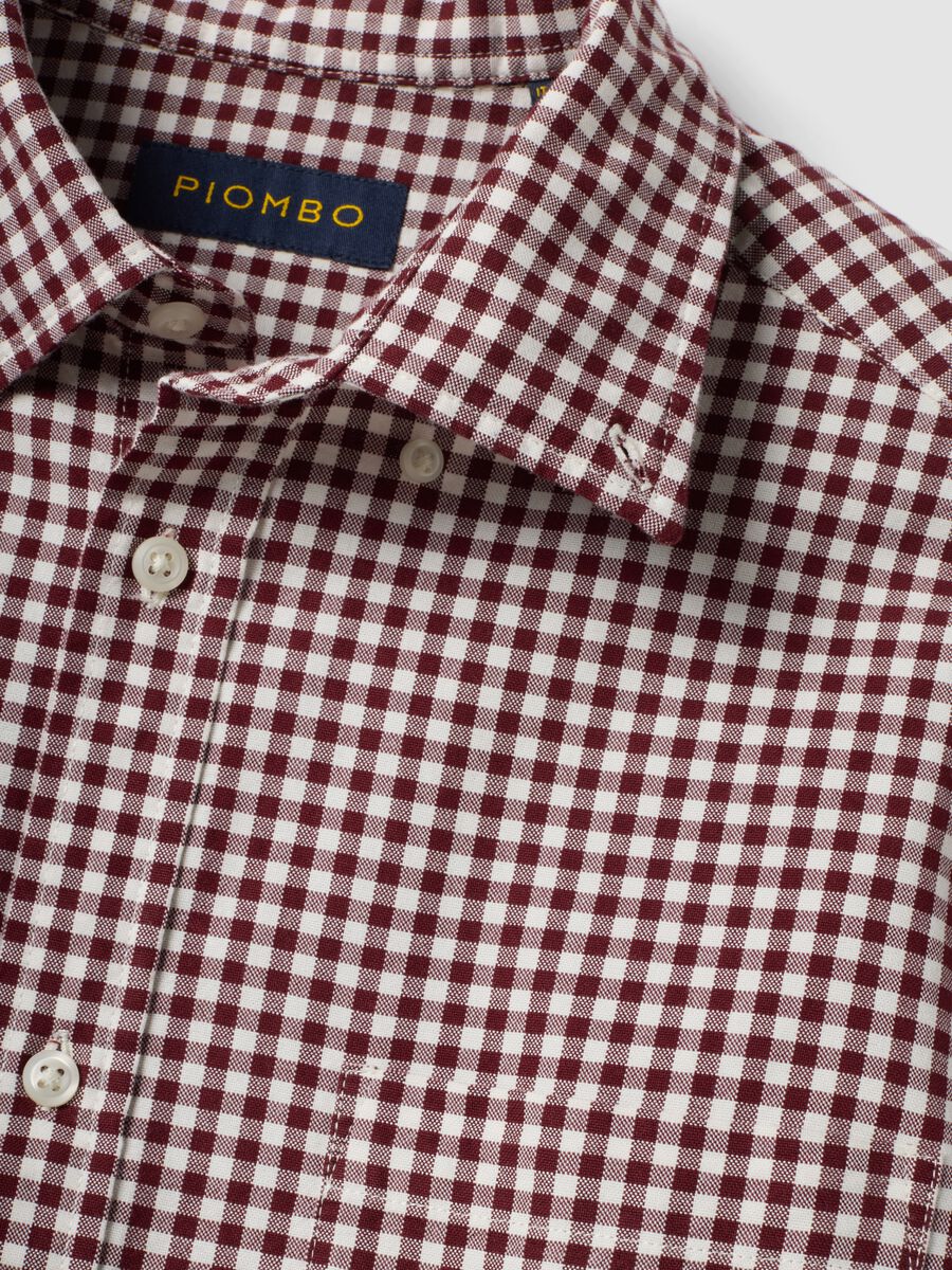 Men&rsquo;s multicolour pure cotton Oxford check shirt, regular fit_5