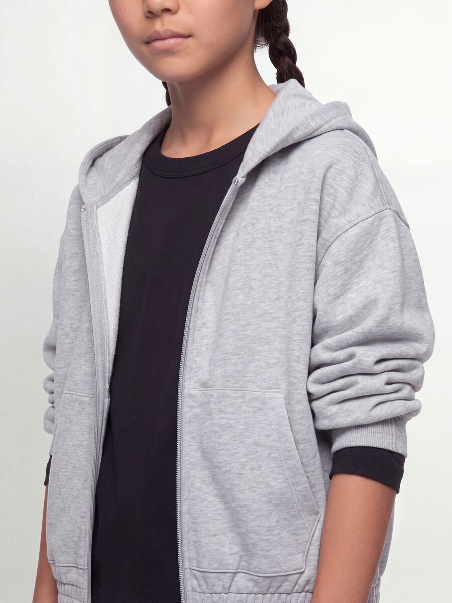 Grey organic cotton hooded sweatshirt_2