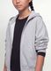 Grey organic cotton hooded sweatshirt_1