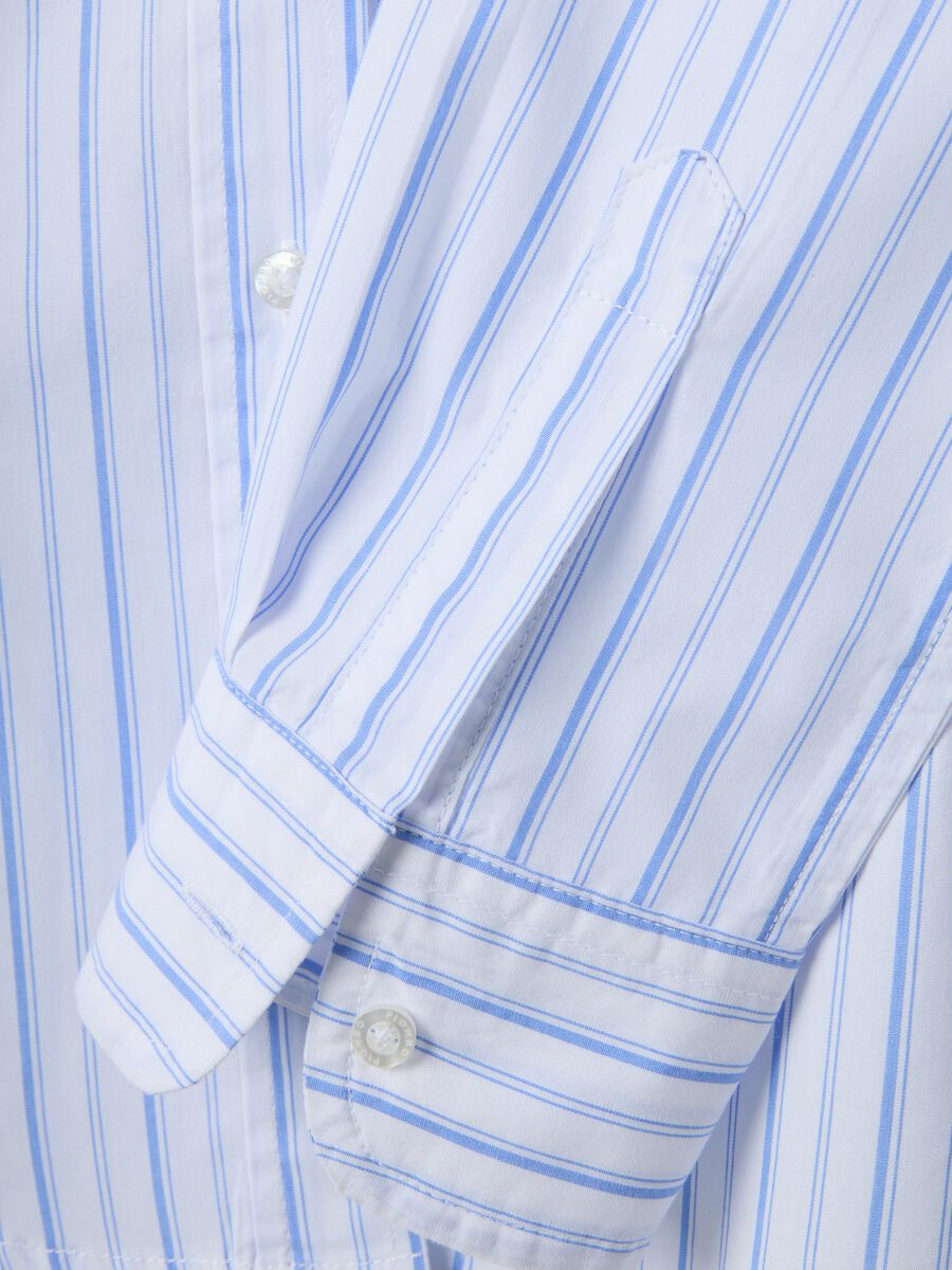 Pure Cotton Multicolour Striped Shirt Regular Fit_5