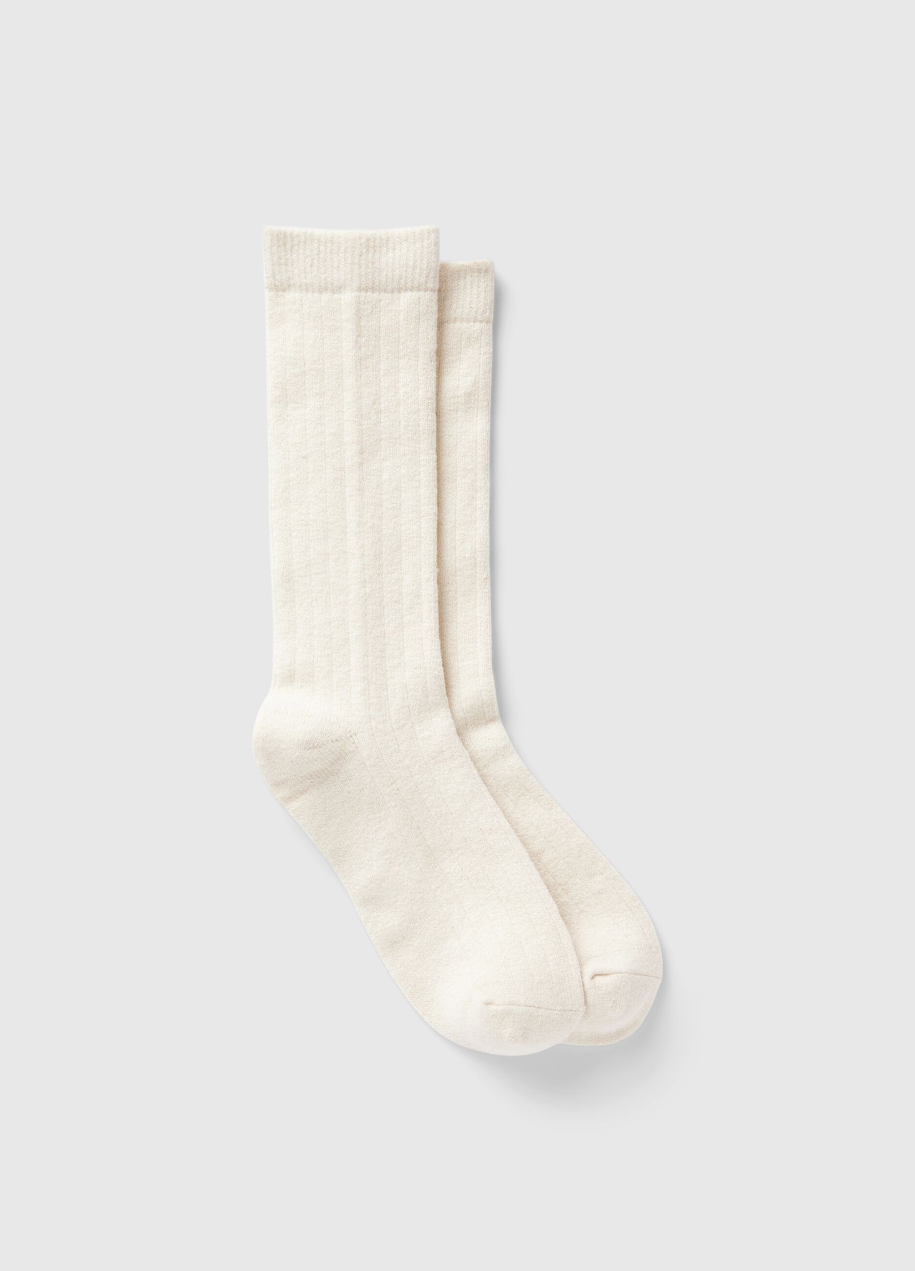 Midi socks with flat ribbing