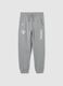 Boy's joggers in grey cotton blend relaxed fit_3