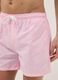 Pink swim shorts with elasticated waist_3