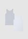 Boy's regular fit pure cotton multicolour vest twin pack_1