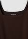 Brown bodysuit in breathable stretch fabric with wide neckline ALTAVIA STUDIO_7
