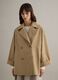 Oversized beige cotton blend trench coat_1