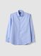 Hellblaues Hemd aus reinem Compact Cotton mit Haifischkragen, Regular Fit_0