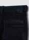 Navy ribbed stretch-cotton chino trousers, regular fit_3