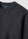 Grey crew-neck knit jersey jumper, regular fit_1