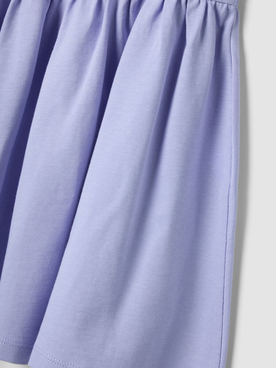 Purple organic cotton mini dress_3