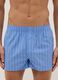 Pack de dos b&oacute;xers de algod&oacute;n puro a rayas multicolores, ajuste regular_1